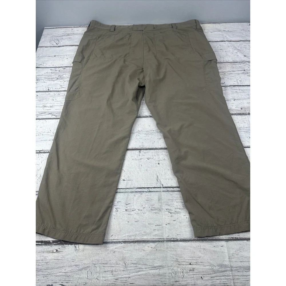 Duluth Trading Cargo Pants Mens 48x30 Light Weight Tan/Light Brown